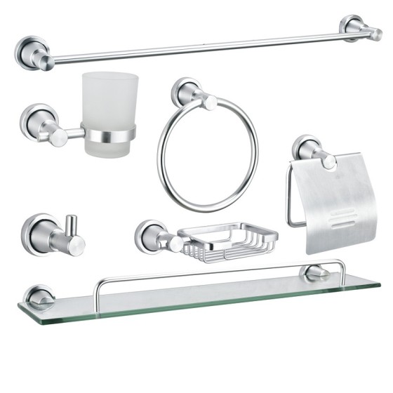 B0217-NGN aluminum and black 7set stock